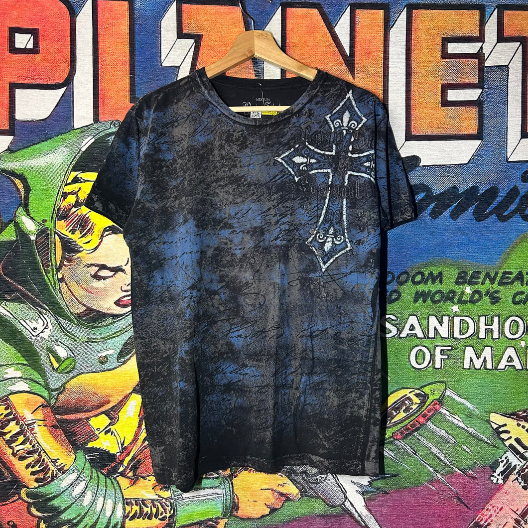Y2K Raw State Cross Tee Size Medium