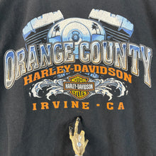 Load image into Gallery viewer, Y2K 2004 Harley Davidson Orange County, Irvine, California Tee Size Large
