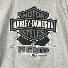 Load image into Gallery viewer, Vintage 90s 1998 Harley Davidson Chrome Logo Ringer Tee Size M
