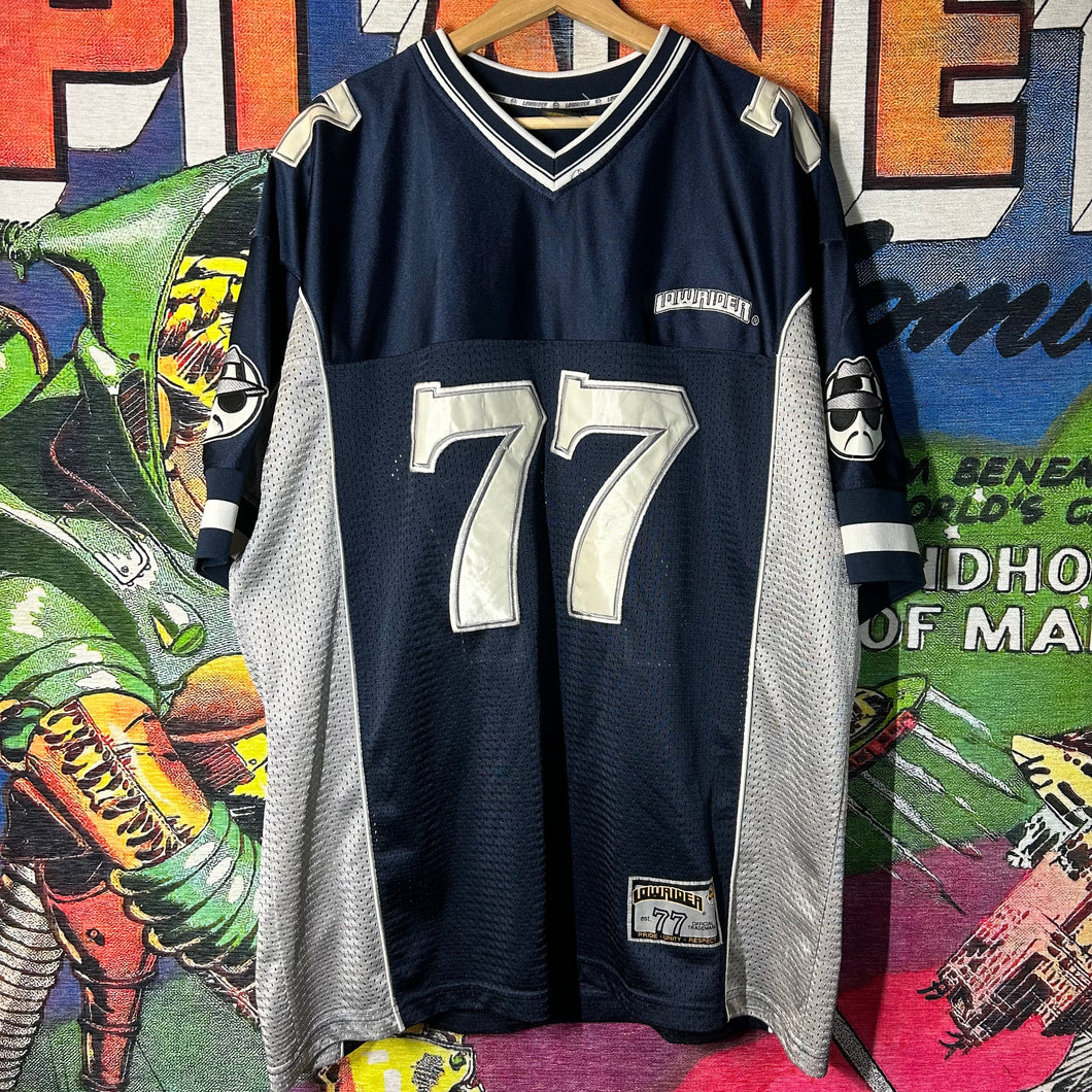 Y2K Lowrider 77 Football Jersey Size XL