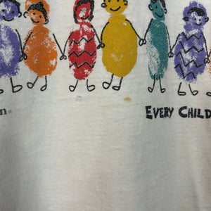 Vintage 90s Save the Children Tee Size XL
