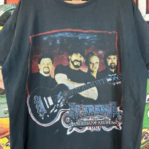 Y2K 2004 Alabama American Farewell Tour Band Tee Size XL