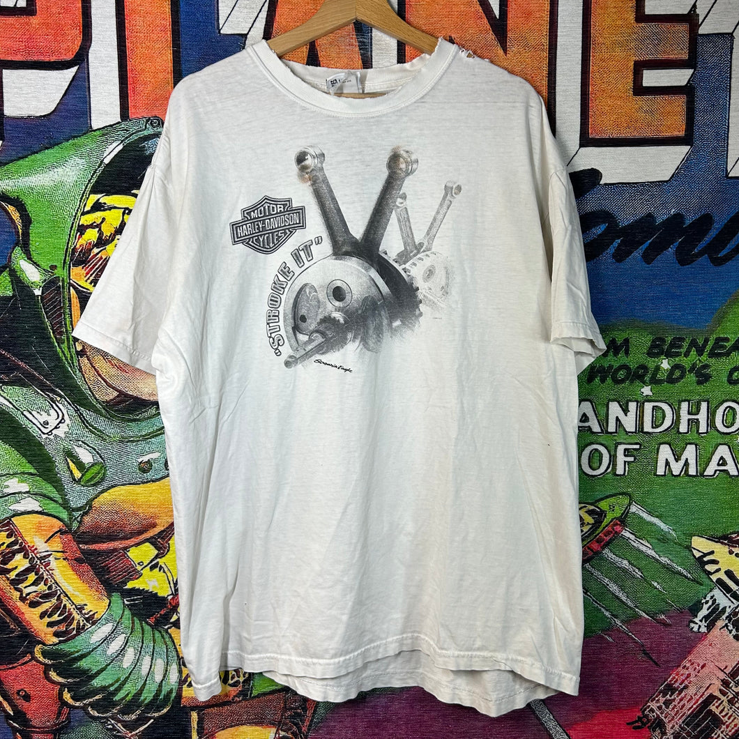 Y2K Harley Davidson ‘Stroke It’ Tee Size XL
