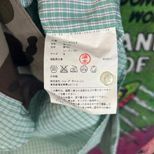 Load image into Gallery viewer, COMME des GARÇON 2011 Camouflage Plaid Twist Shirt Size Small
