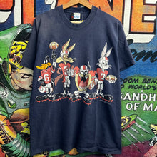 Load image into Gallery viewer, Vintage 90’s Looney Tunes Football Tee Size Large
