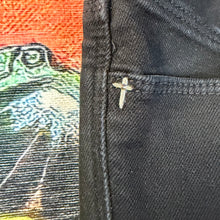 Load image into Gallery viewer, RtA “Rest In Peace” Cross Jeans Size 32”
