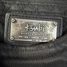 Load image into Gallery viewer, Ksubi Pyramid Studs Waxxed Jeans Size 32”
