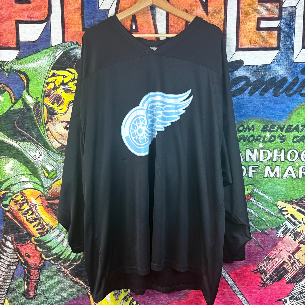 Men's Black Detroit Red Wings Pond Hockey Jersey Size XL