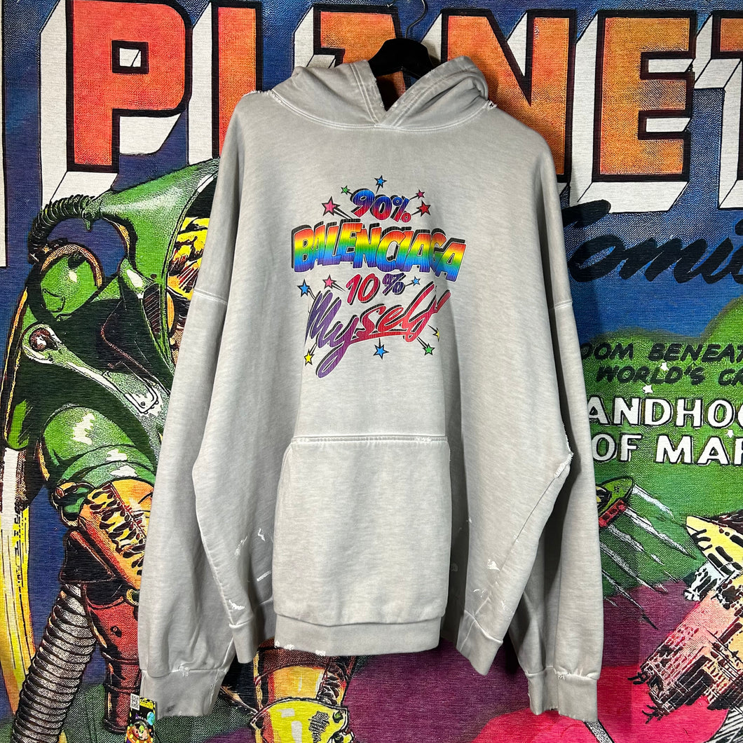 Balenciaga ‘90% Balenciaga 10% Myself’ Hoodie Size 5 / 2XL