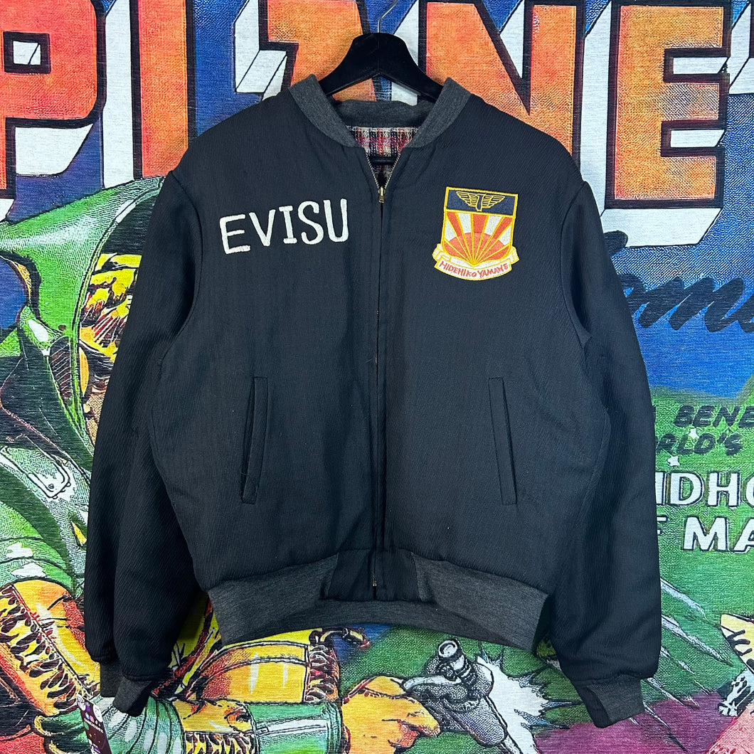 Evisu Reversible Bomber Jacket Size Small