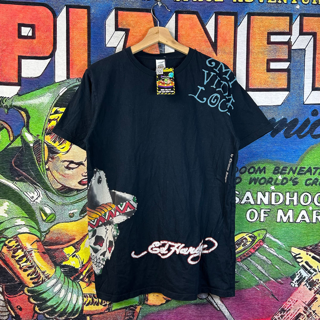 Y2K Ed Hardy ‘Death or Glory’ Tee Size Large