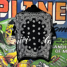 Load image into Gallery viewer, Amiri Bandana Button Down Polo Size Small

