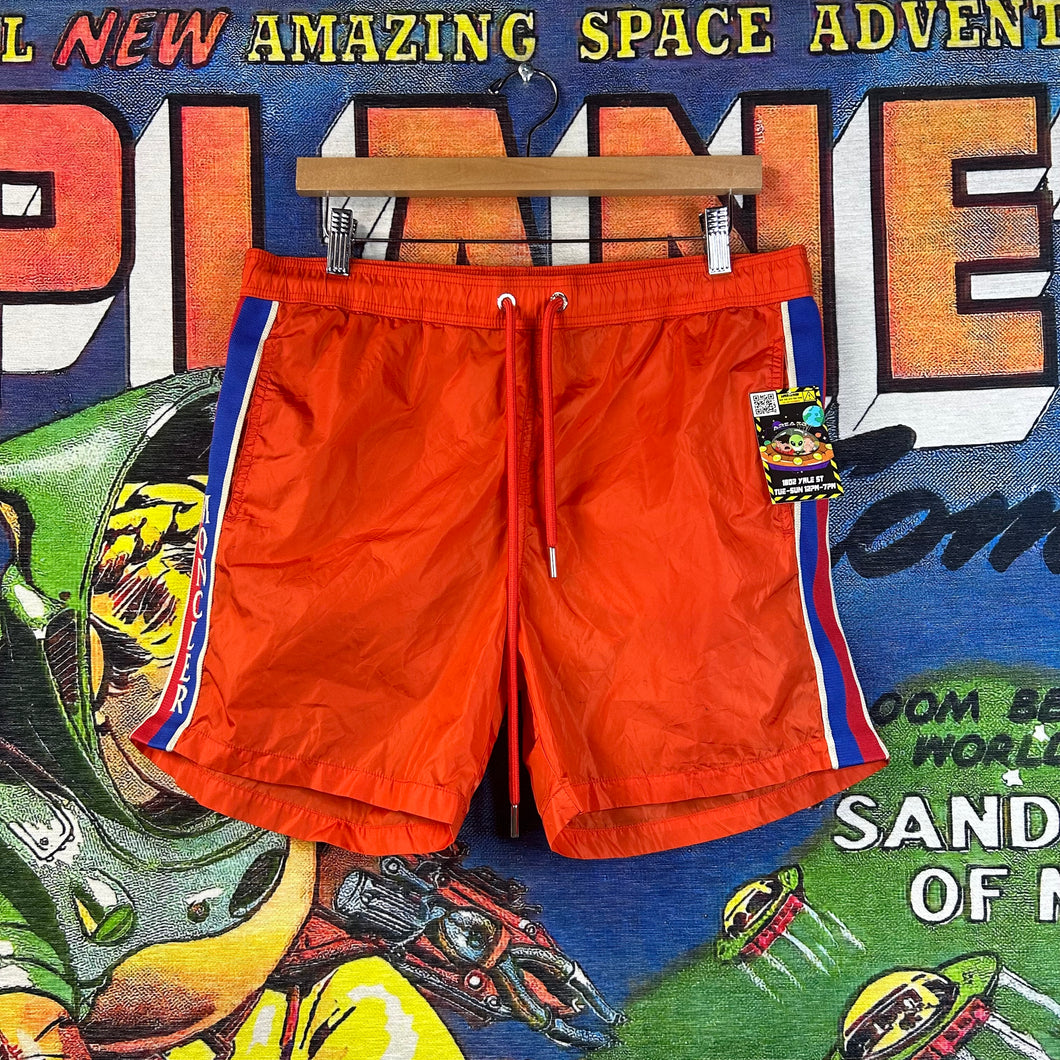 Moncler Orange Swim Shorts Size XL