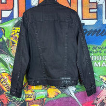 Load image into Gallery viewer, True Religion Black Trucker Jacket Size Small
