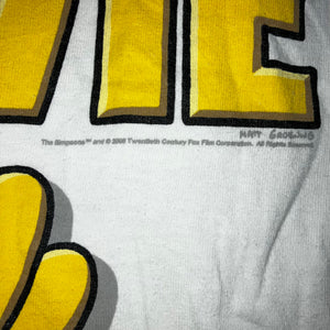 Y2K 2008 The Simpsons Movie Promo Tee Size XL