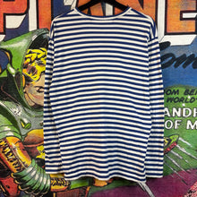 Load image into Gallery viewer, Comme des Garçons Play heart-patch striped cotton Tee Size XL

