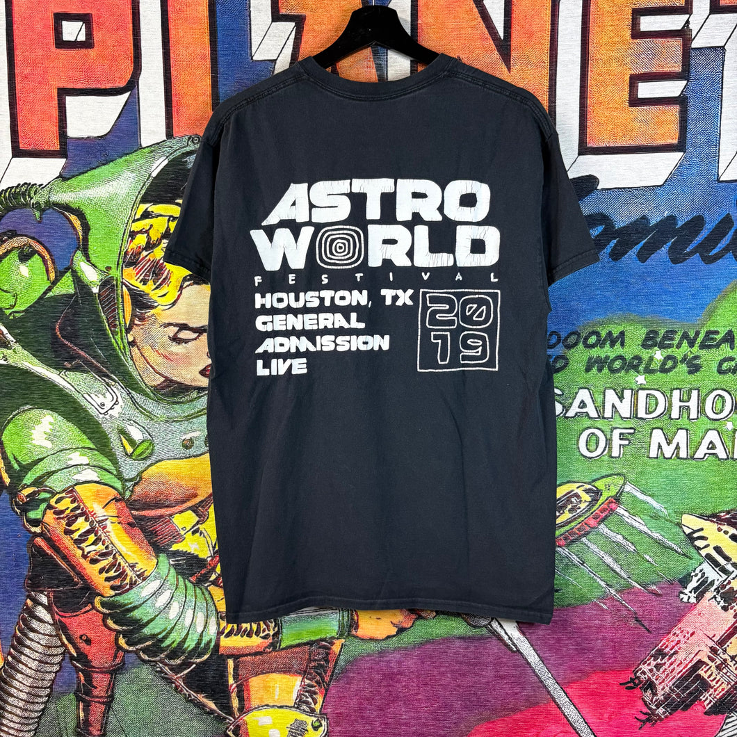 Travis Scott Astrofest Staff 2019 Tee Size Medium