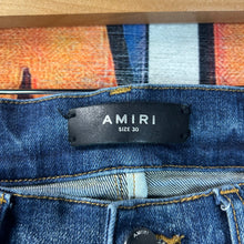 Load image into Gallery viewer, Amiri MX1 Leather Patch Jeans Size 30”

