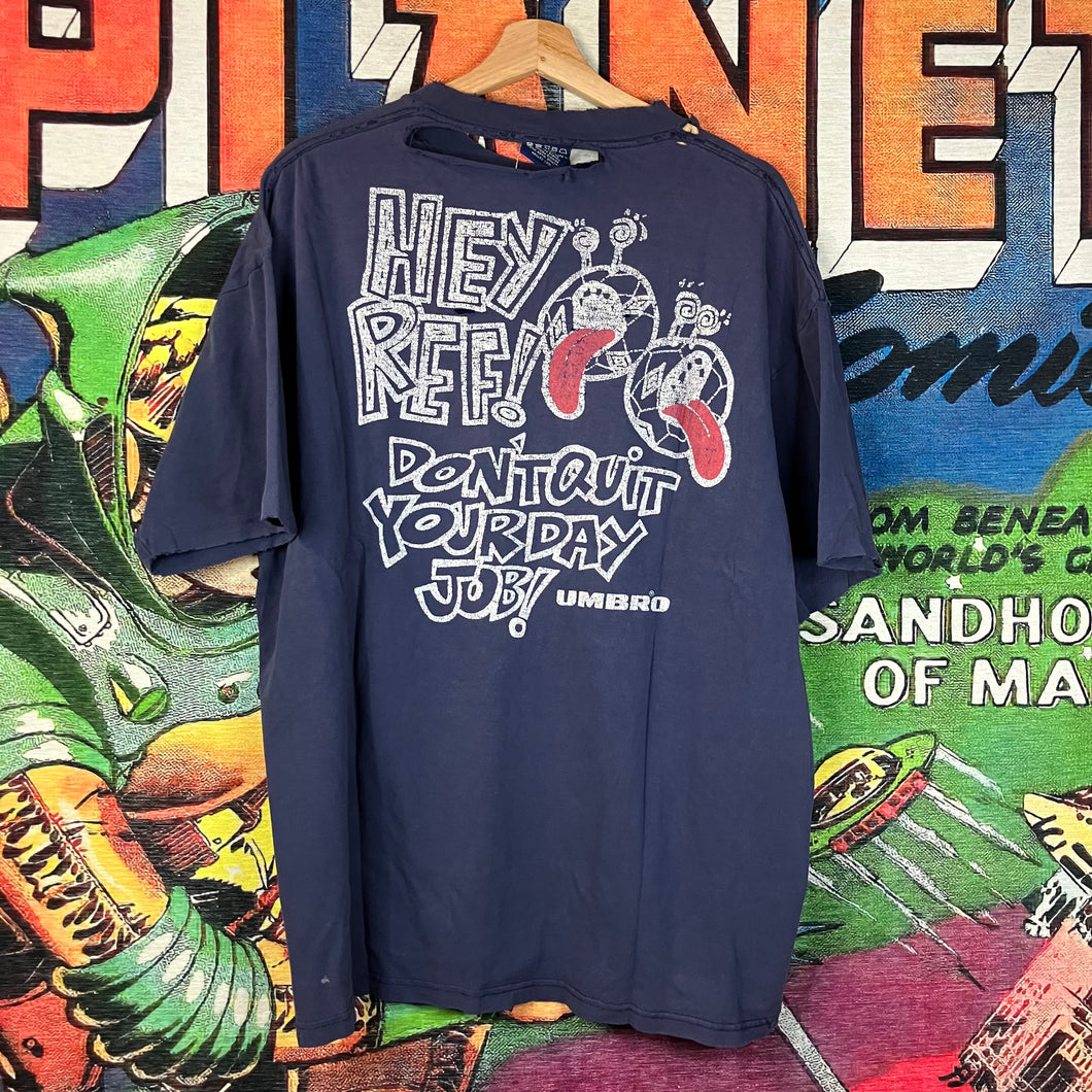Vintage 90s Umbro Thrashed Graphic Tee