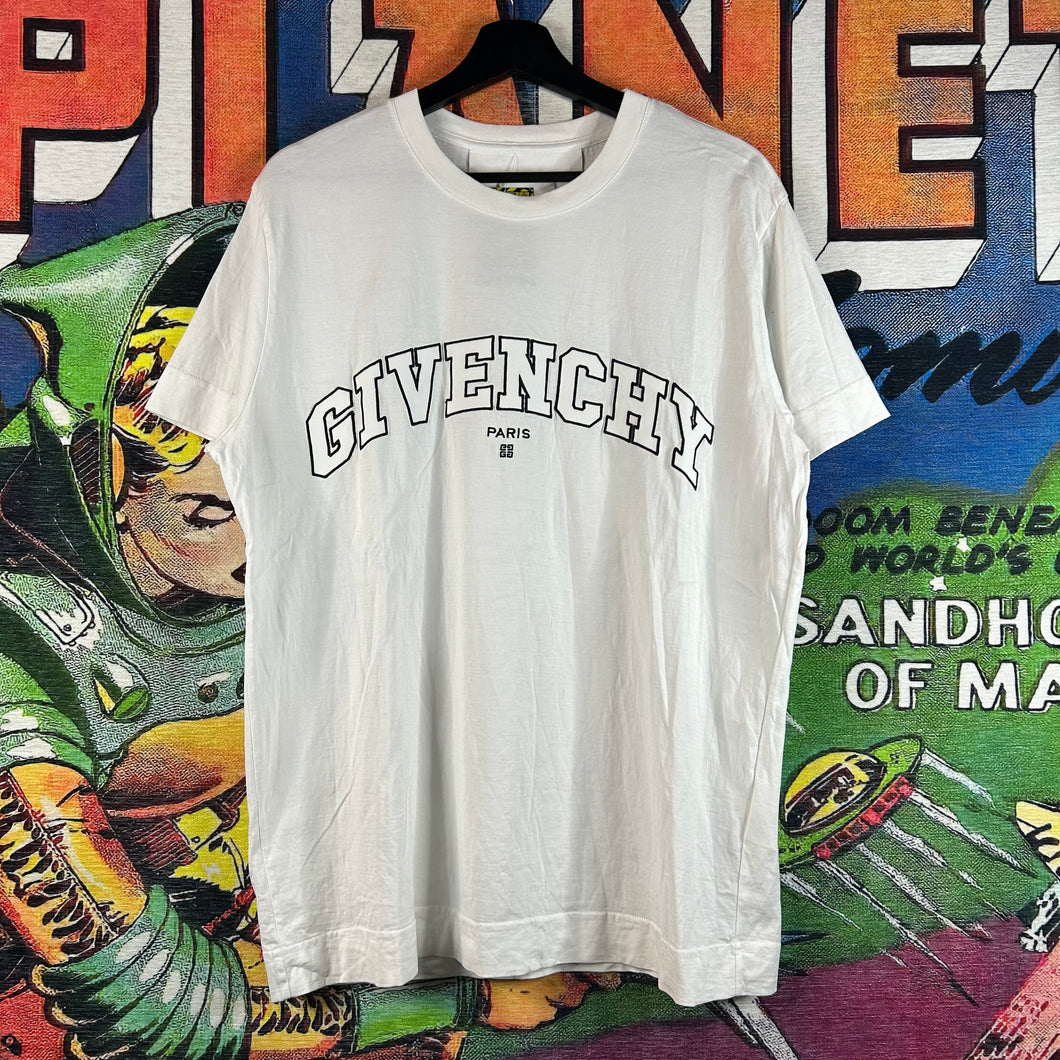 Givenchy College Embroidered Logo Tee Size S