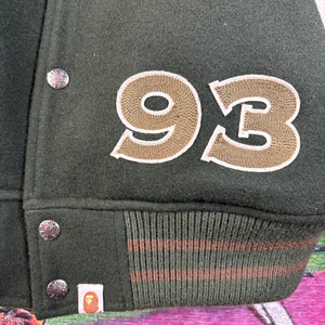 BAPE Switch Shoulder Varsity Jacket Size Medium