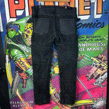 Load image into Gallery viewer, 1017 Alyx 9SM Blackmeans Distressed Frayed Jeans Size 36”
