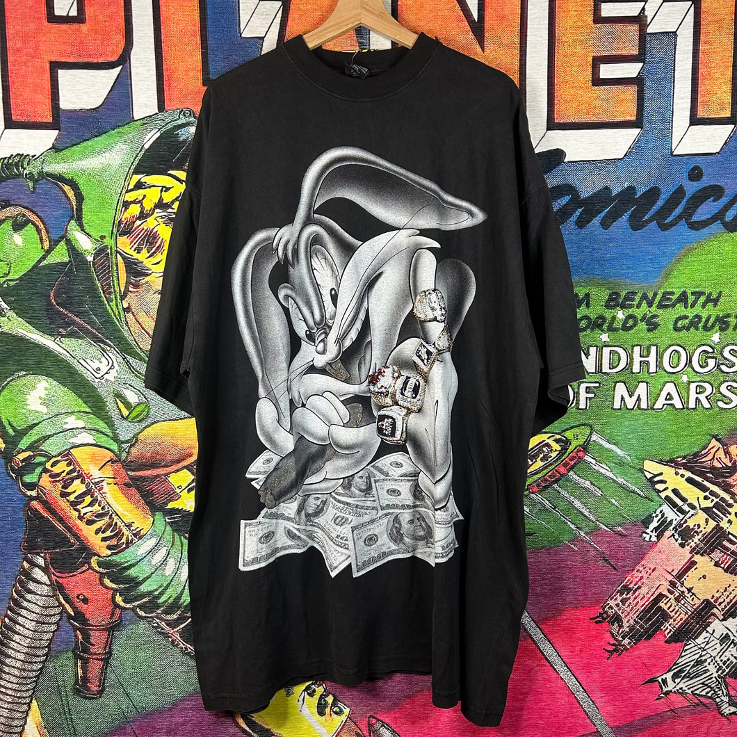 Y2K Gangsta Bugs Bunny Tee Size 3XL