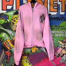 Load image into Gallery viewer, NWT Vale Portugal Pink Zip Up Hoodie Size XL

