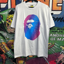 Load image into Gallery viewer, Brand New Bape Electro Neon Ape Head Tee Size Large
