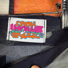 Load image into Gallery viewer, Distressed Waxed Grey Wide-Leg Shorts &quot;Ipanema, Brazil &quot; Shorts Size 32&quot;
