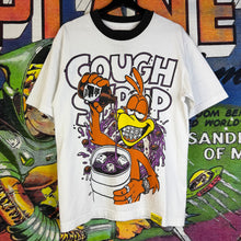 Load image into Gallery viewer, Awful Lot Of Cough Syrup Cartoon Bird Tee Size Small
