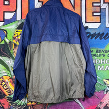 Load image into Gallery viewer, Columbia Navy &amp; Gray Windbreaker Jacket Size Medium
