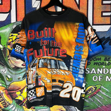 Load image into Gallery viewer, Vintage 90s NASCAR Tony Stewart AOP Tee Size Medium
