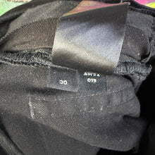 Load image into Gallery viewer, Amiri “Hollywood” Print Black Jeans Size 30”
