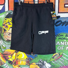 Load image into Gallery viewer, Off-White Airport Tape Sweatshorts Size Medium
