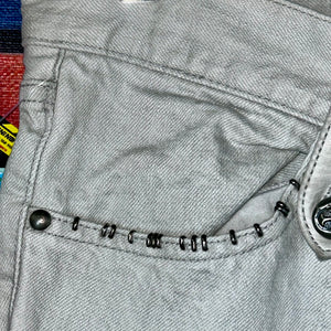 5351 Japan White Bootcut Denim Y2K Pants Size 28/30