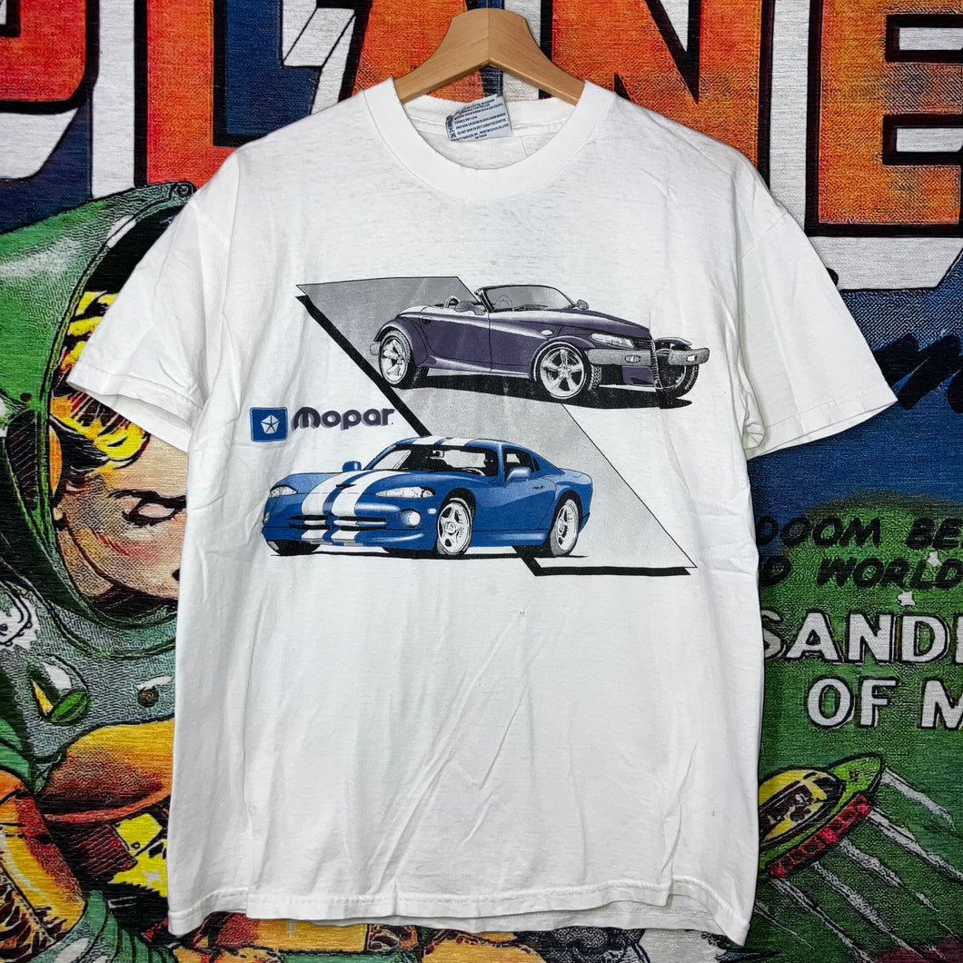 Vintage 90s Mopar Cars Graphic Tee Size M
