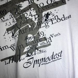 Y2K 00s Immodest Grunge Graphic Tee Size M/L