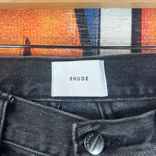 Load image into Gallery viewer, Rhude Distressed Baggy Jeans Size 36”
