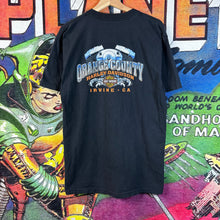 Load image into Gallery viewer, Y2K 2004 Harley Davidson Orange County, Irvine, California Tee Size Large
