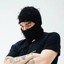 Load image into Gallery viewer, NWT Greedy Unit Distressed Balaclava Turquoise
