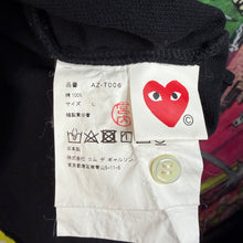 Load image into Gallery viewer, CDG PLAY Black Polo Shirt Size Large
