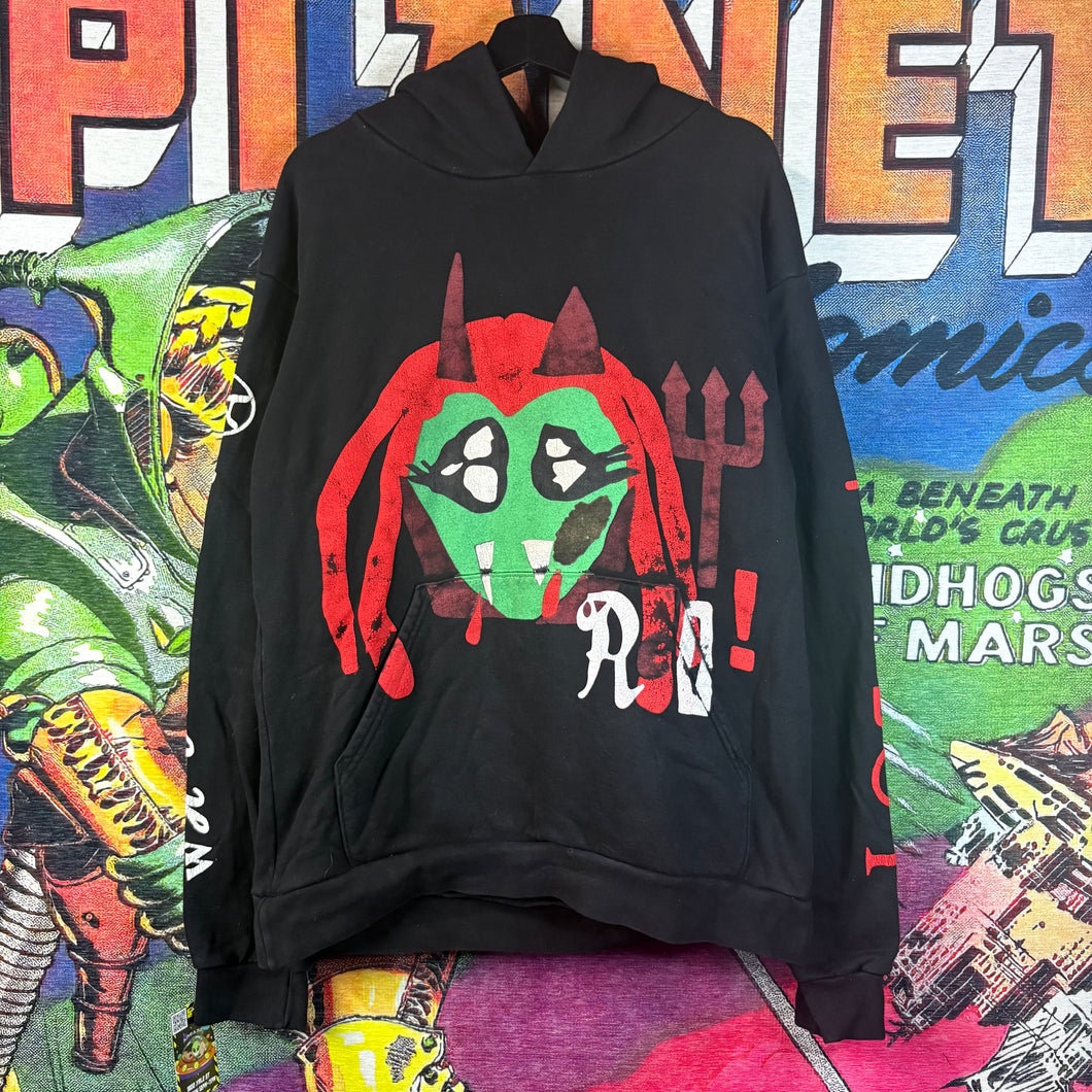 Playboi Carti x Cactus Plant Flea Market Whole Lotta Red King Vamp Hoodie Size Medium