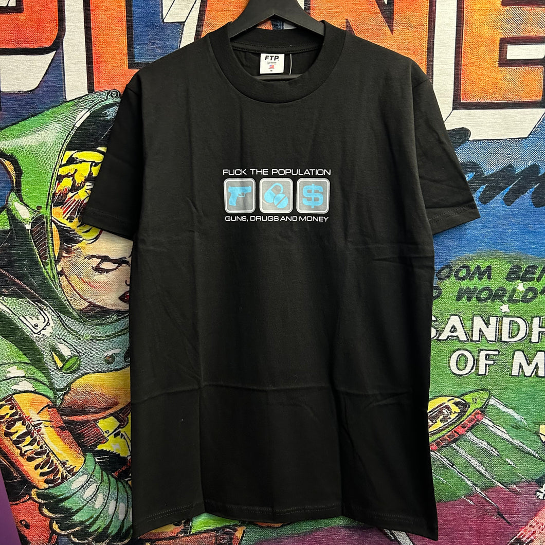 Brand New FTP Guns,Drugs and Money Tee Size Medium