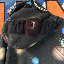 Load image into Gallery viewer, Bape Galaxy Shark Full Zip Up Hoodie Size Small
