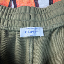 Load image into Gallery viewer, Off-White Spray Arrow Track Shorts Size XL
