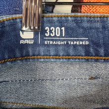 Load image into Gallery viewer, G-Star 3301 Straight Tapered Jeans Size 31&quot;

