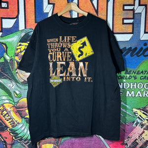 Harley Davidson Fort Thunder Slogan Tee Size 2XL