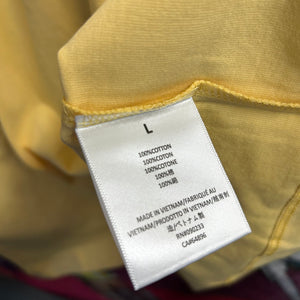 Brand New Essentials Fear Of God Rubberized Logo Light Tuscan Tee Size Large