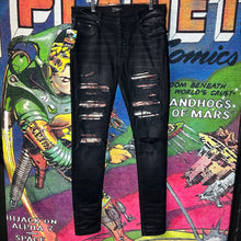 Load image into Gallery viewer, Amiri MX 1 Patch Skinny Jeans Size 34”
